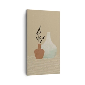 Canvas picture - Vase and Idea of It - 45x80 cm