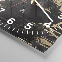 Clock face with numbers