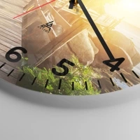 Clock face with numbers