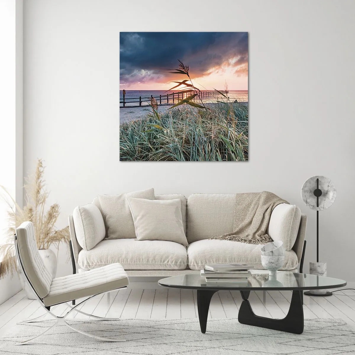 Glass picture - Not Gone with the Wind - 40x40 cm