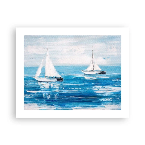 Poster - With a Friend by the Side - 50x40 cm