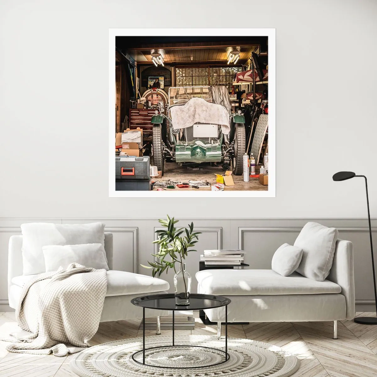 Poster - Back to the Past - 40x40 cm