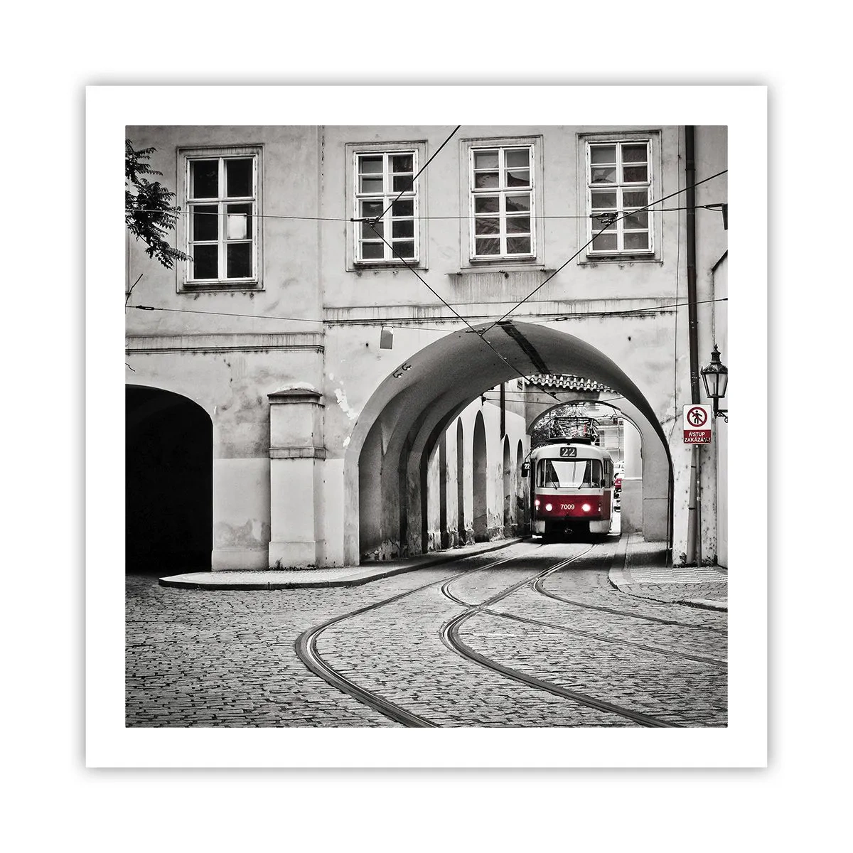 Poster - Through City Labirynth - 60x60 cm