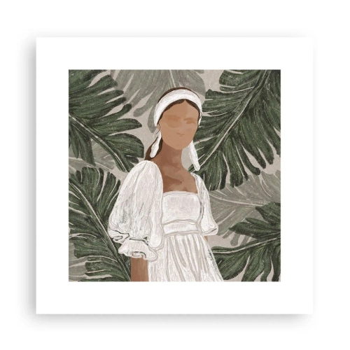 Poster - Exotic Portrait - 30x30 cm