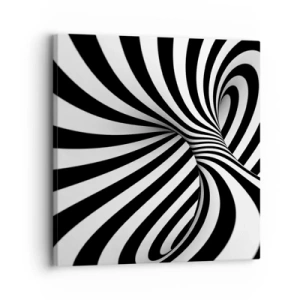 Canvas picture - Composition: Dancing Space  - 30x30 cm