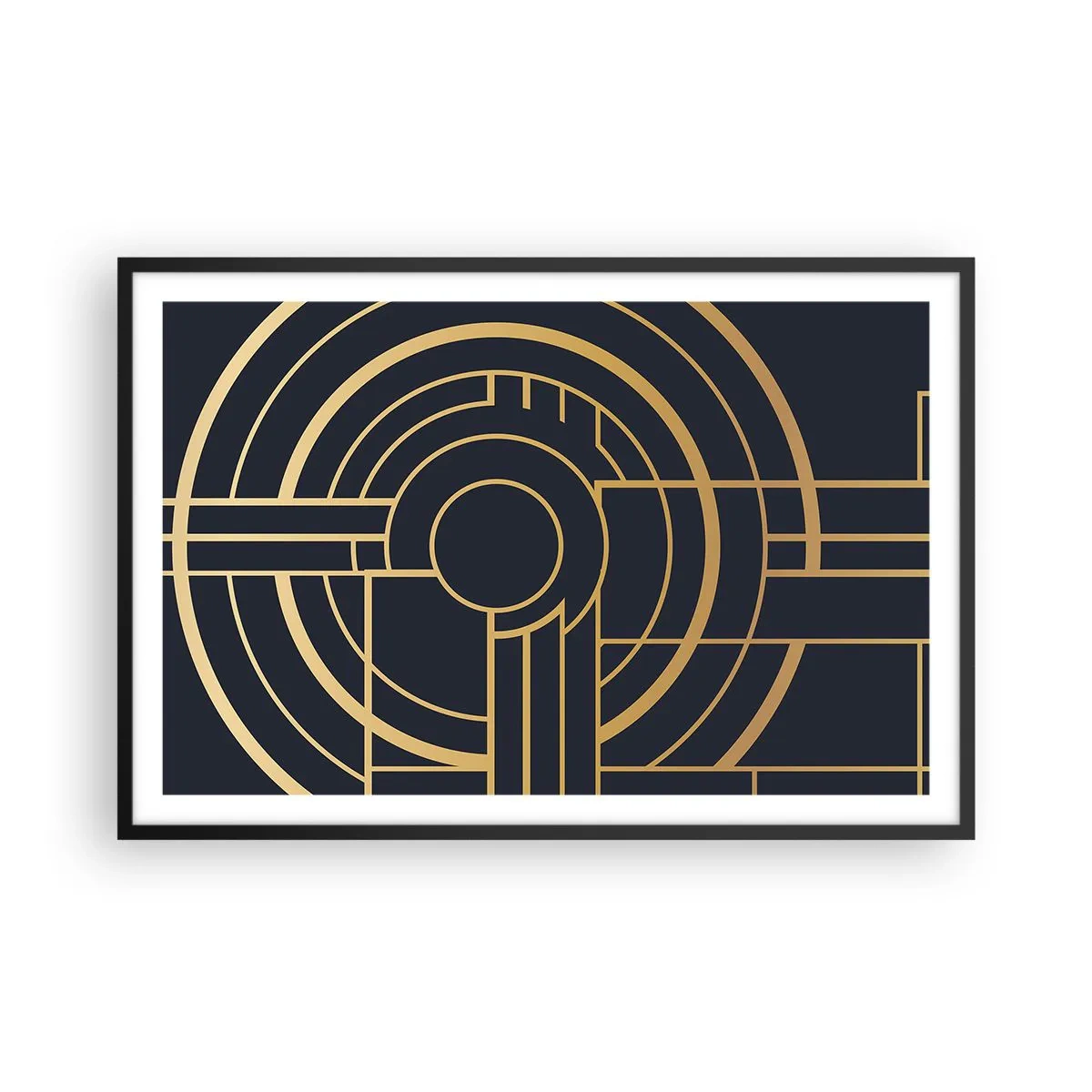 Poster in black frame - Tour of Things - 91x61 cm