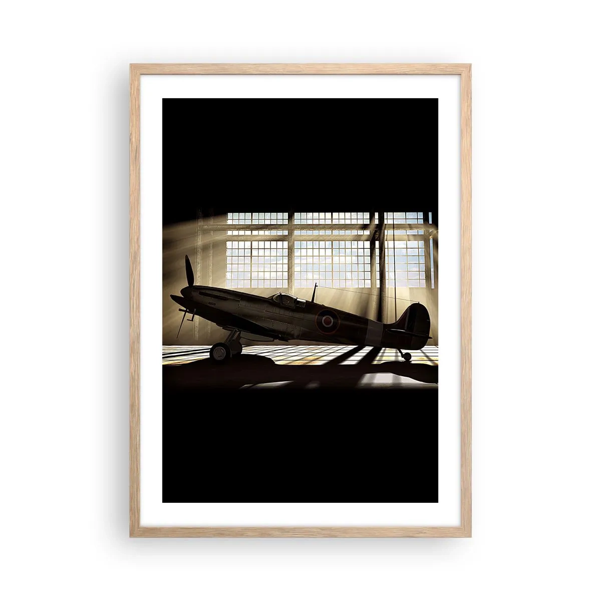 Poster in light oak frame - Warrior's Rest - 50x70 cm