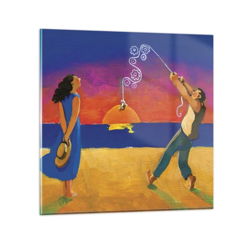 Glass picture - More than a Star from the Sky - 40x40 cm