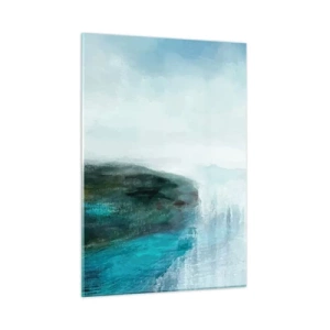 Glass picture - Marine Abstract - 50x70 cm