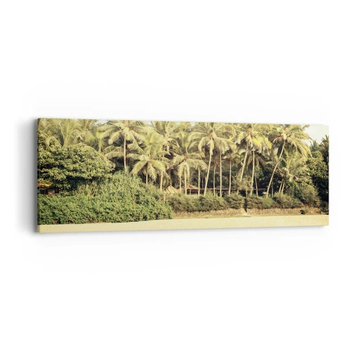 Canvas picture - How about Here? - 90x30 cm