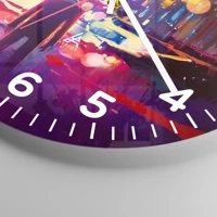 Clock face with numbers