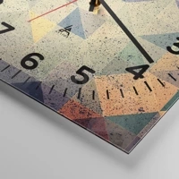 Clock face with numbers