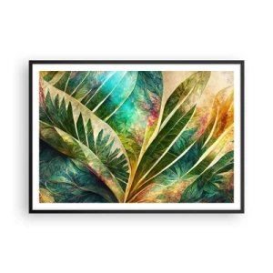 Poster in black frame - Colours of the Tropics - 100x70 cm