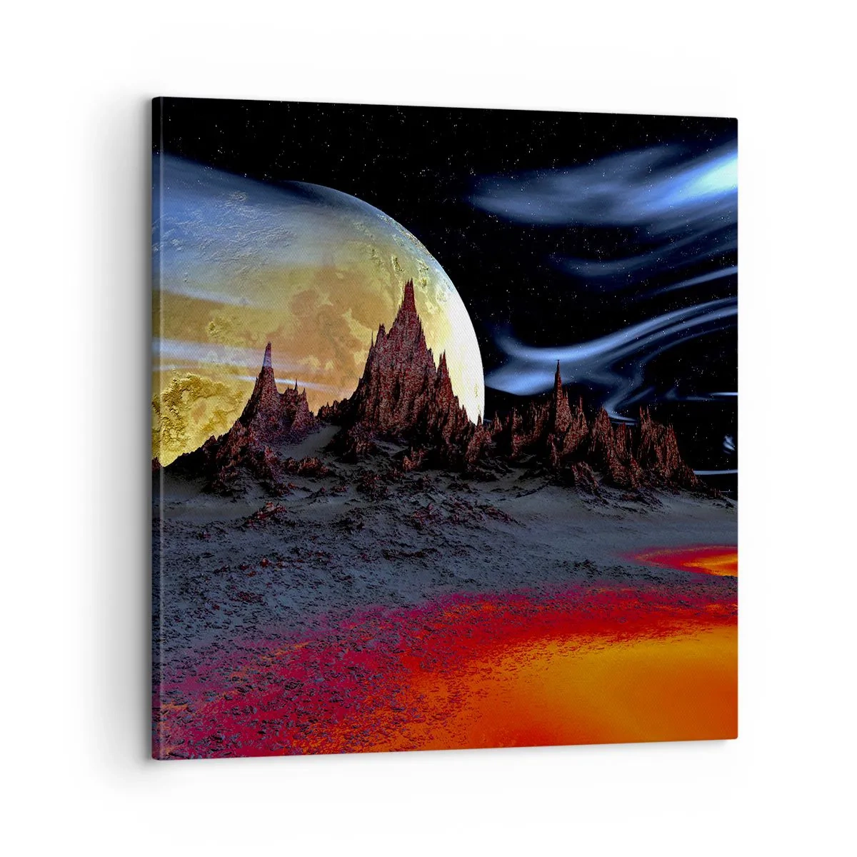 Canvas picture - Unknown World - 60x60 cm