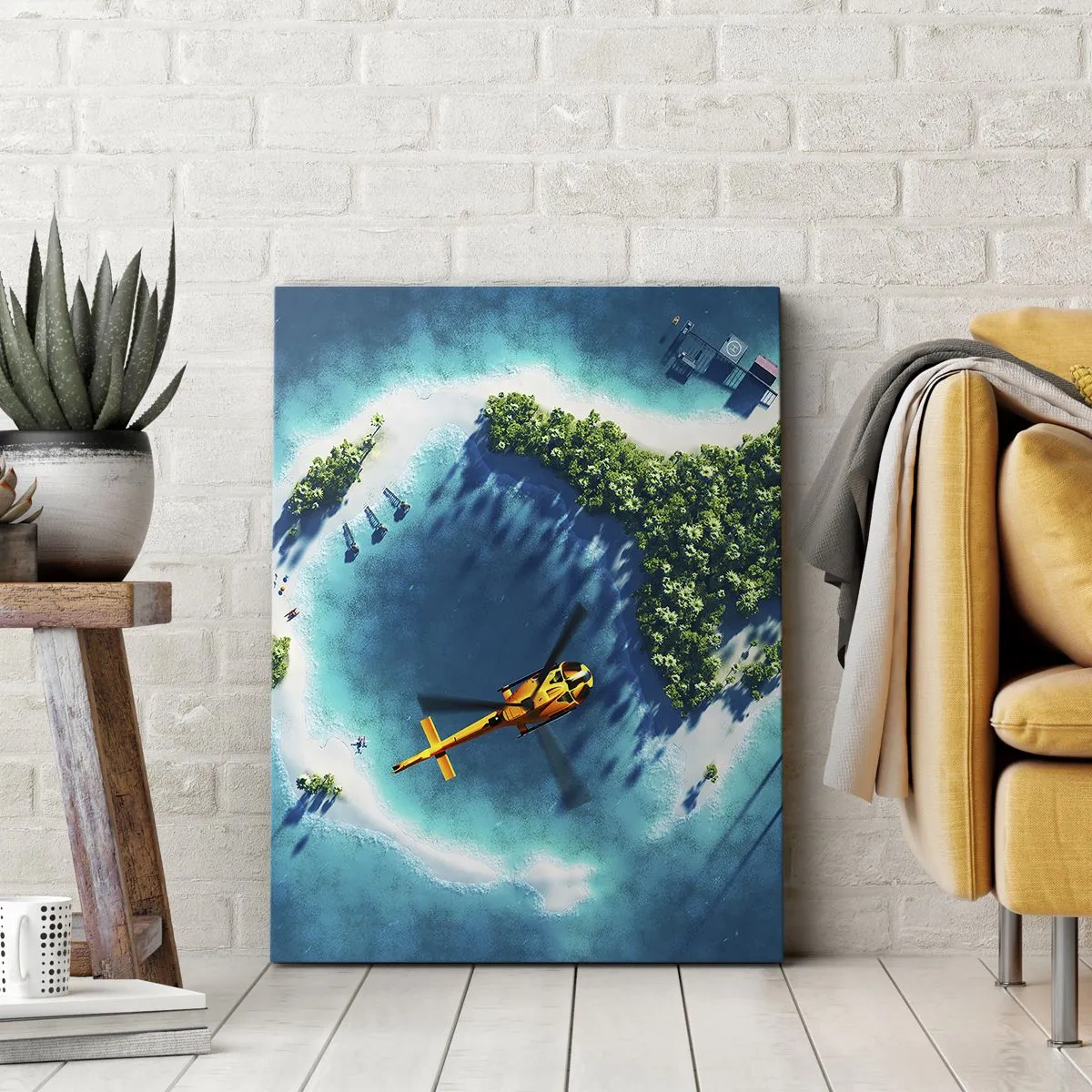 Canvas picture - Get Yourself an Island - 70x100 cm
