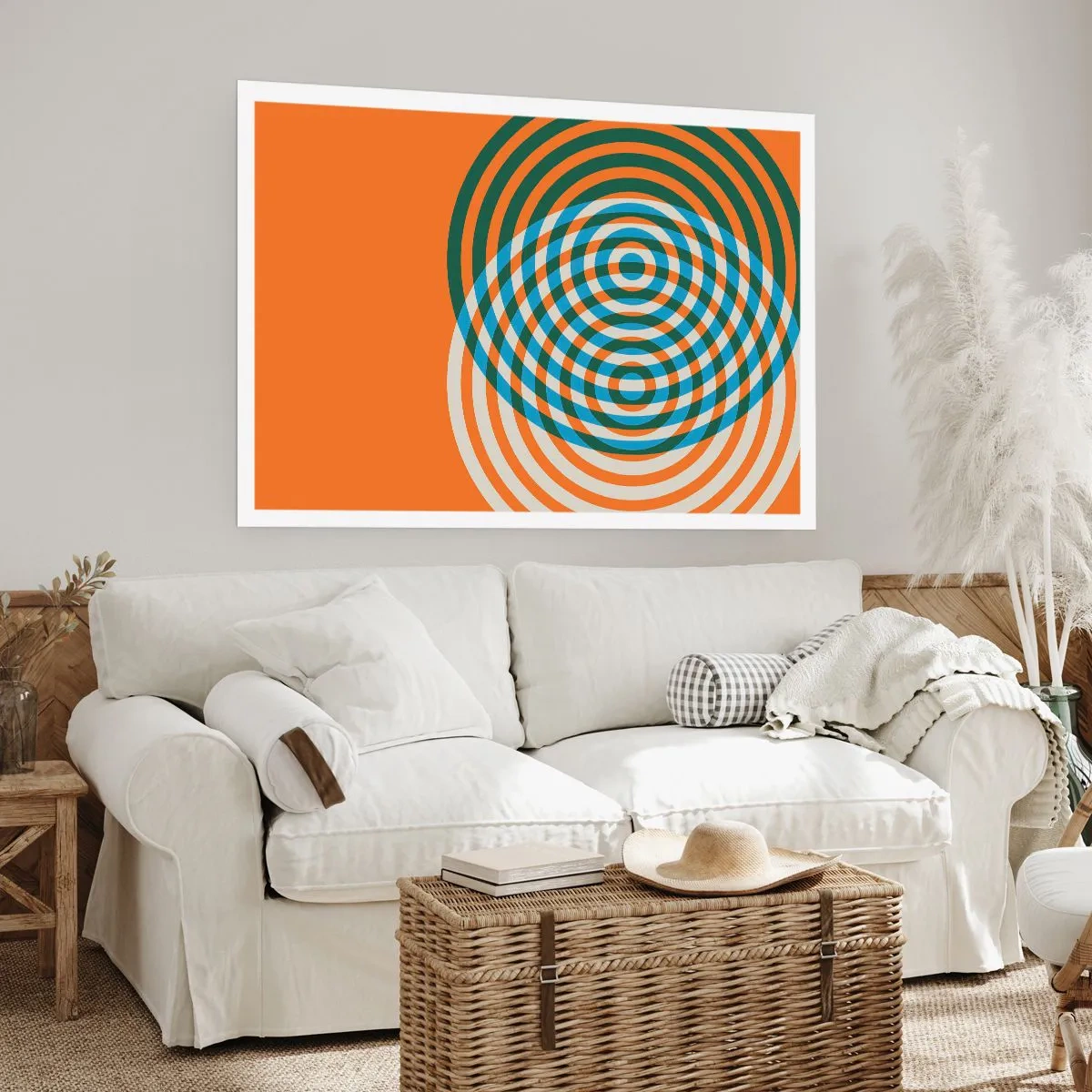 Poster - Abstract Variation on a Circle - 91x61 cm