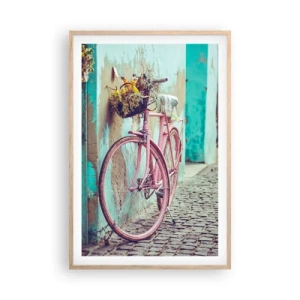 Poster in light oak frame - Be Right Back - 61x91 cm