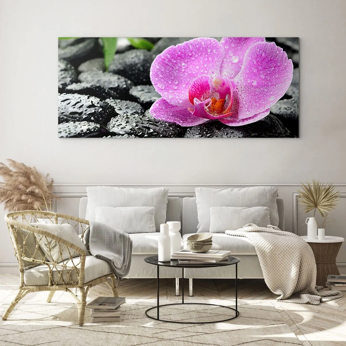 Glass picture - Like an Open Heart - 120x50 cm