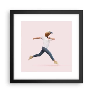 Poster in black frame - Pinch of Absurd - 30x30 cm