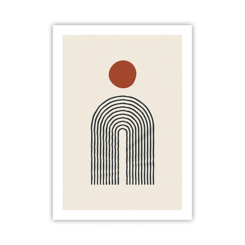 Poster - Magnetism of Shapes and Colours - 50x70 cm