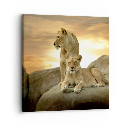 Canvas picture - Royal Majesty - 30x30 cm