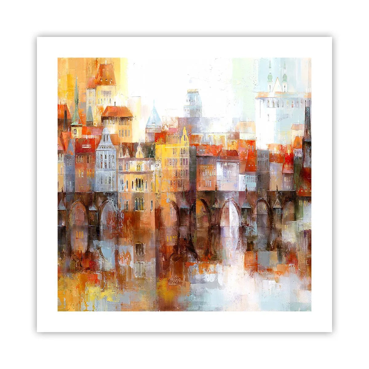 Poster - Under The Bridge It Is Also Pretty - 50x50 cm