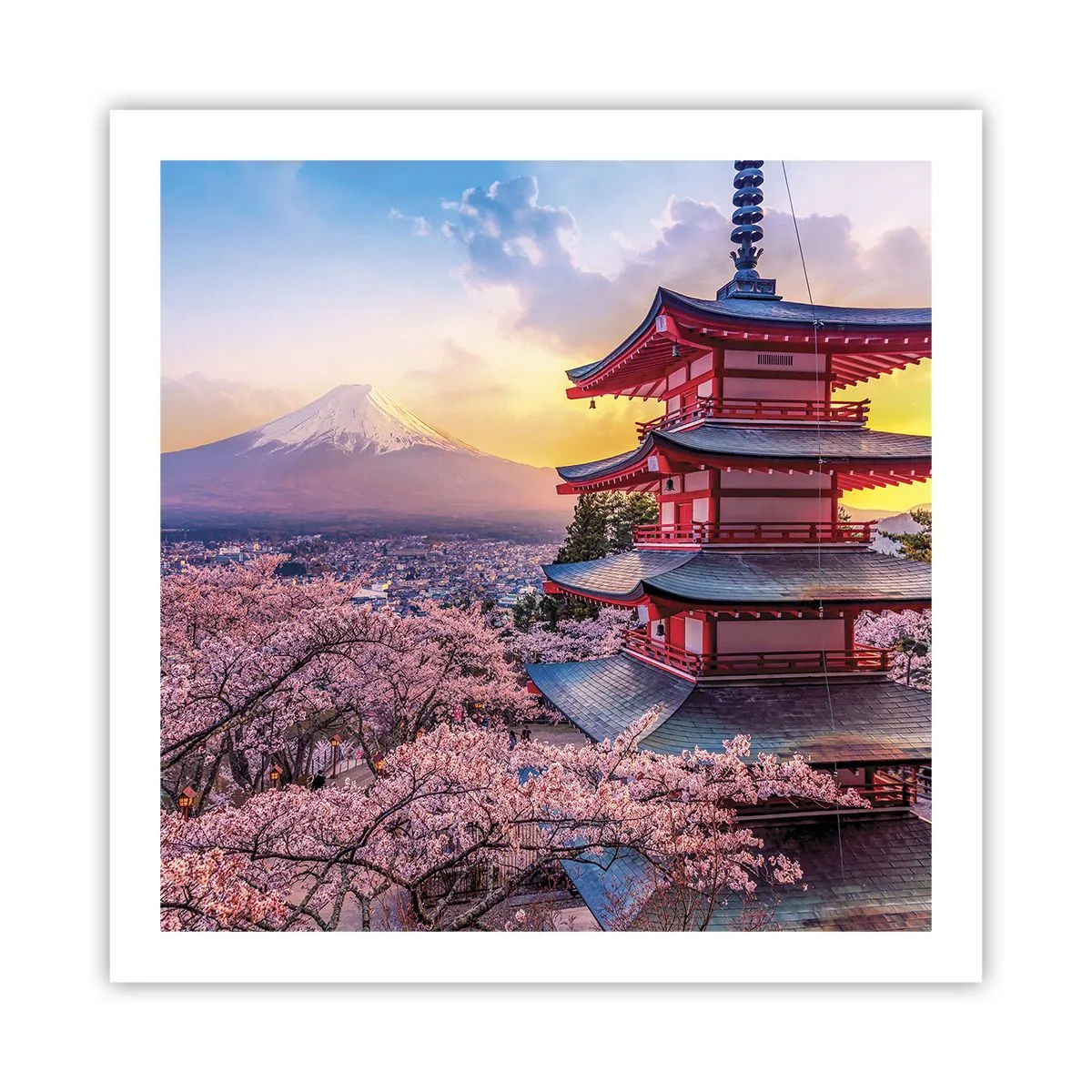 Poster - The Essence of Japanese Spirit - 60x60 cm