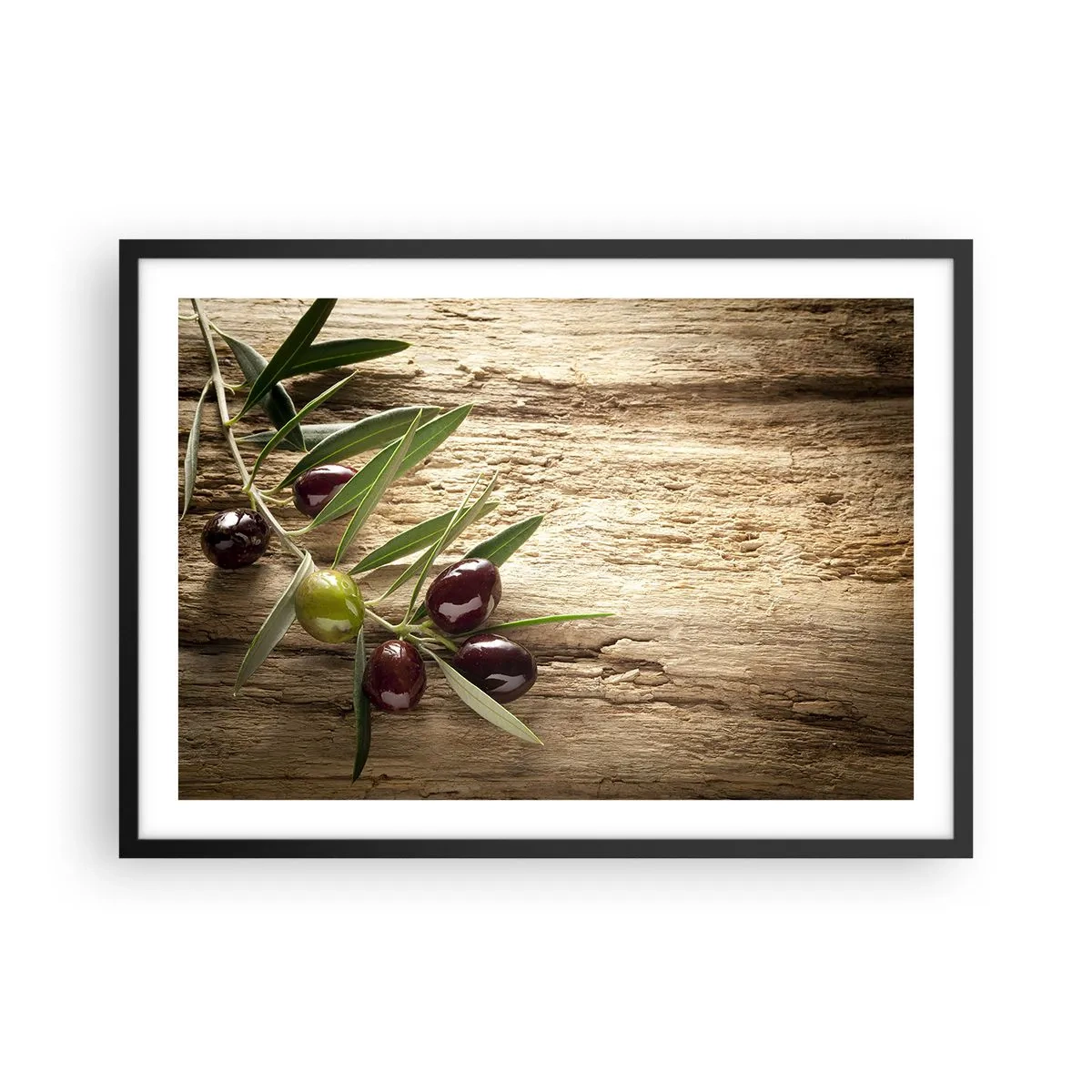Poster in black frame - Straight from Nature - 70x50 cm