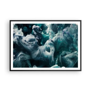 Poster in black frame - Movement of Colour - 100x70 cm