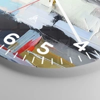 Clock face with numbers