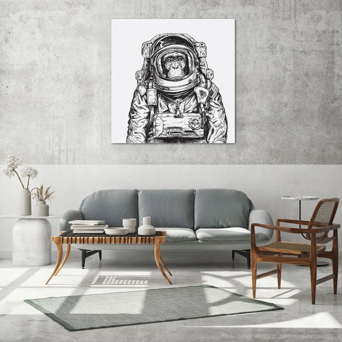 Glass picture - Alternative Revolution - 60x60 cm