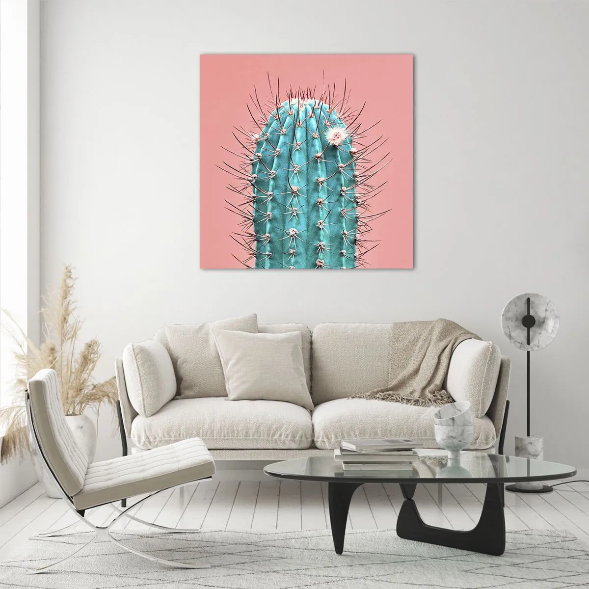 Glass picture - Just Look - 50x50 cm