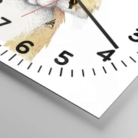 Clock face with numbers