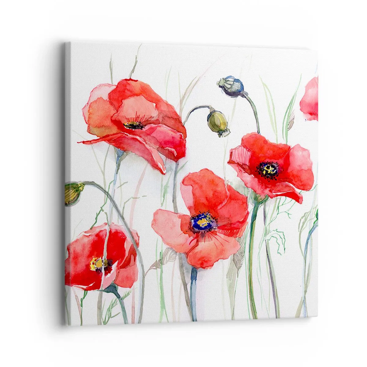 Canvas picture - Polish Flowers - 30x30 cm
