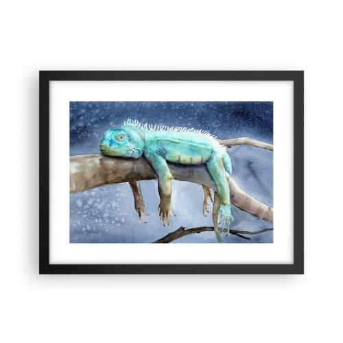 Poster in black frame - It Feels Good - 40x30 cm