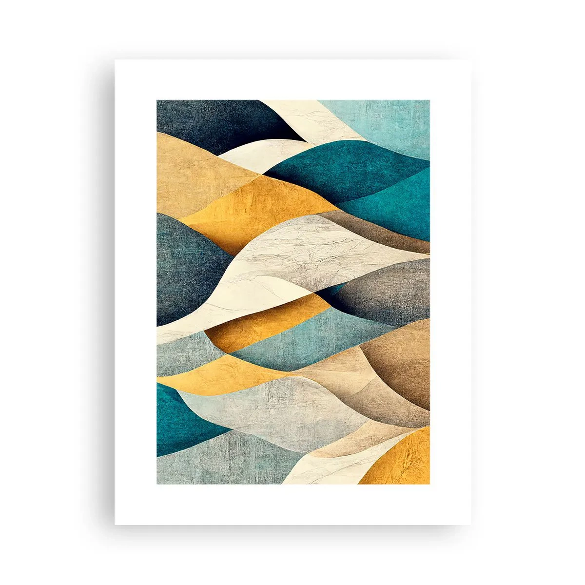 Poster - Rhythm and Undulation - 30x40 cm