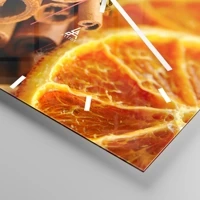 Clock face with lines