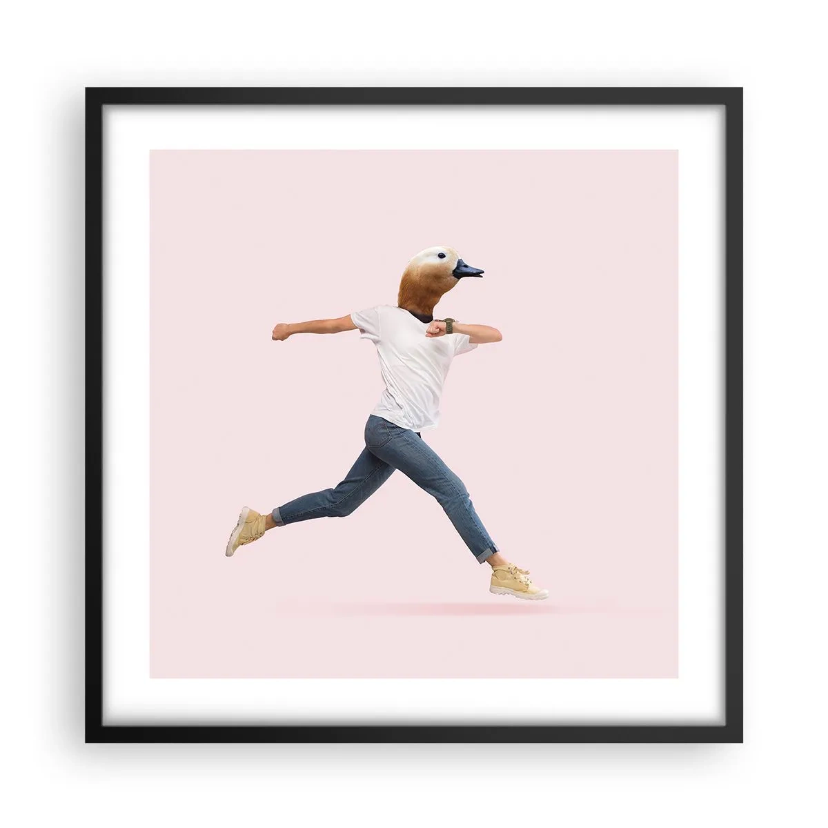 Poster in black frame - Pinch of Absurd - 50x50 cm