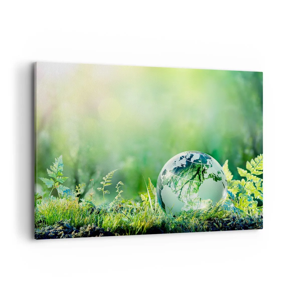 Canvas picture - Green Planet - 100x70 cm
