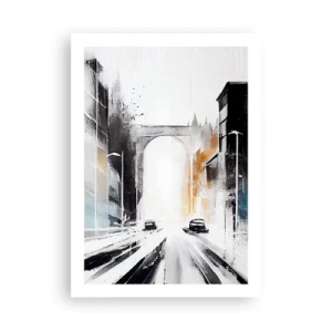 Poster - Study of a City: Architecture and Movement - 50x70 cm
