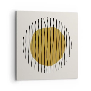 Canvas picture - Abstract Shivering from Heat - 70x70 cm