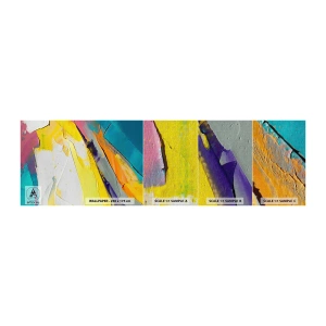 Photo Wallpaper Sample Premium Canvas - Anatomy of Light - Abstraction, Piece, 3D - 100x30 cm