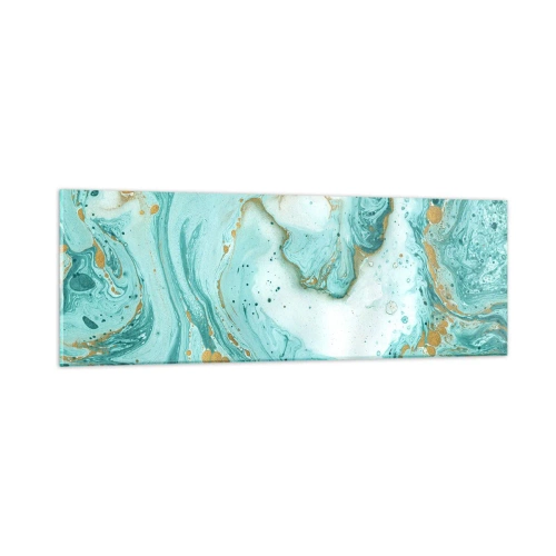 Glass picture - Under the Great Wave of the Edo Period - 90x30 cm