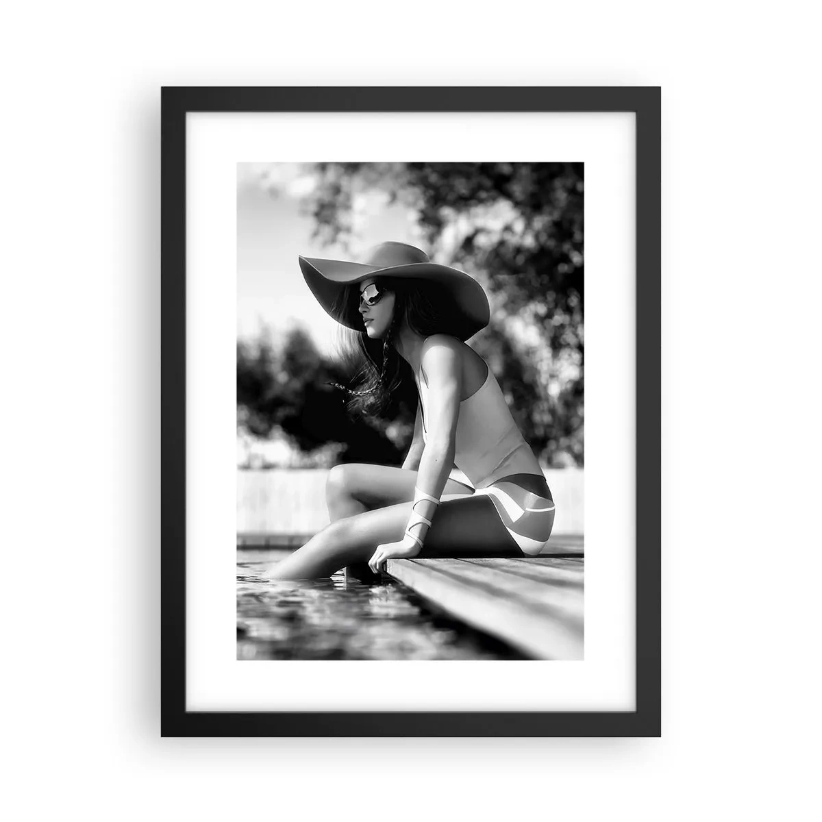 Poster in black frame - Summer Dream - 30x40 cm