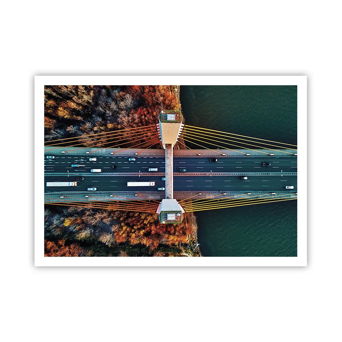 Poster - Behind Seas and Oceans - 100x70 cm