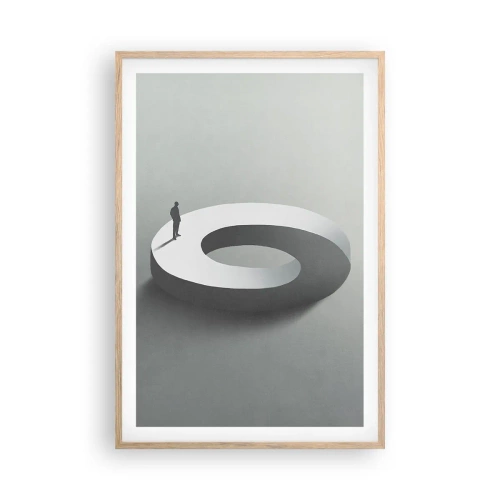 Poster in light oak frame - Puzzle It out - 61x91 cm