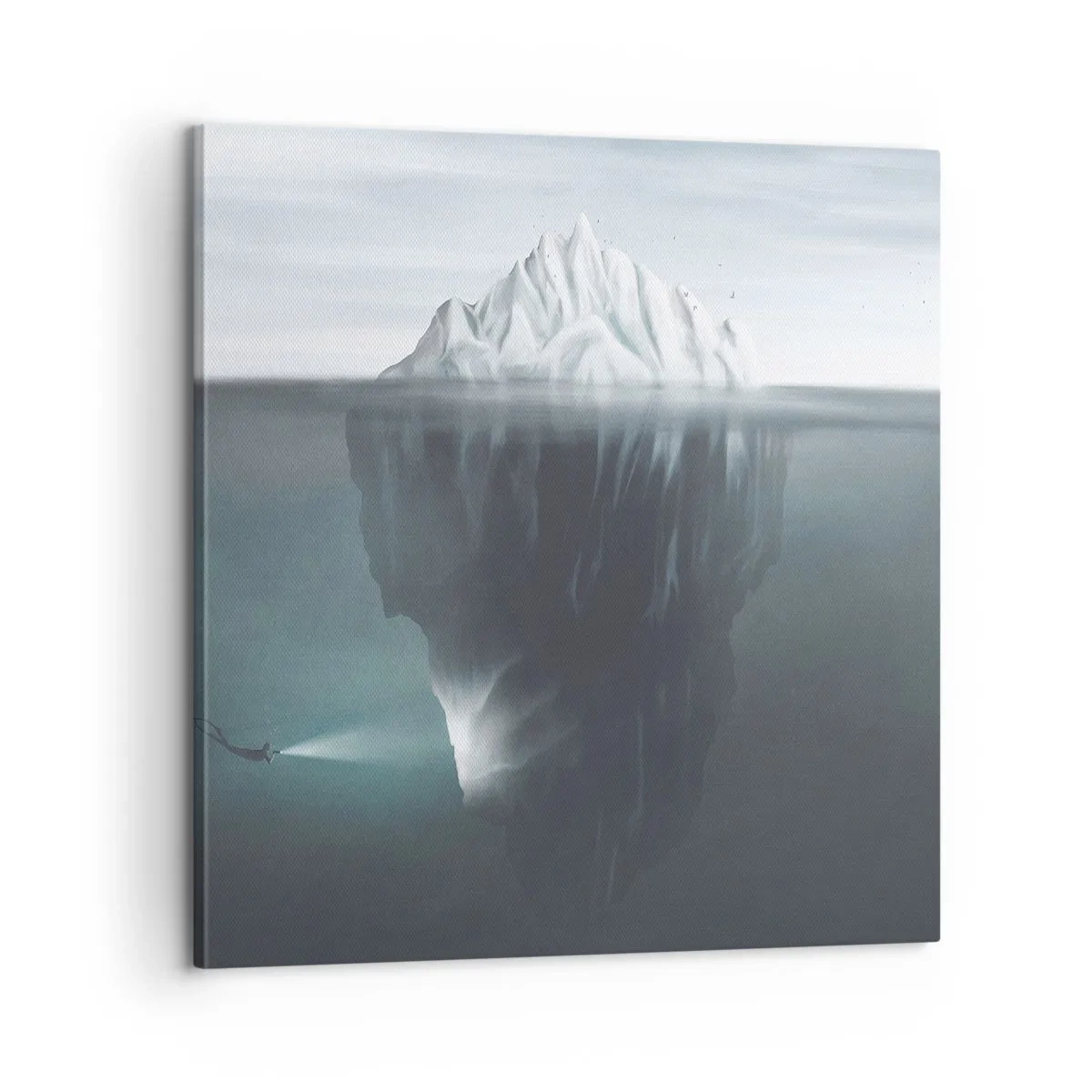 Canvas picture - Underwater Secret - 60x60 cm
