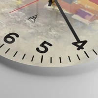 Clock face with numbers