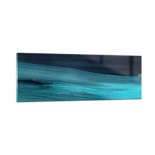 Glass picture - Swim with the Flow - 90x30 cm