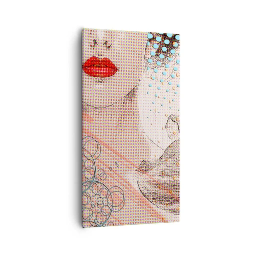 Canvas picture - Comic Heroine - 55x100 cm